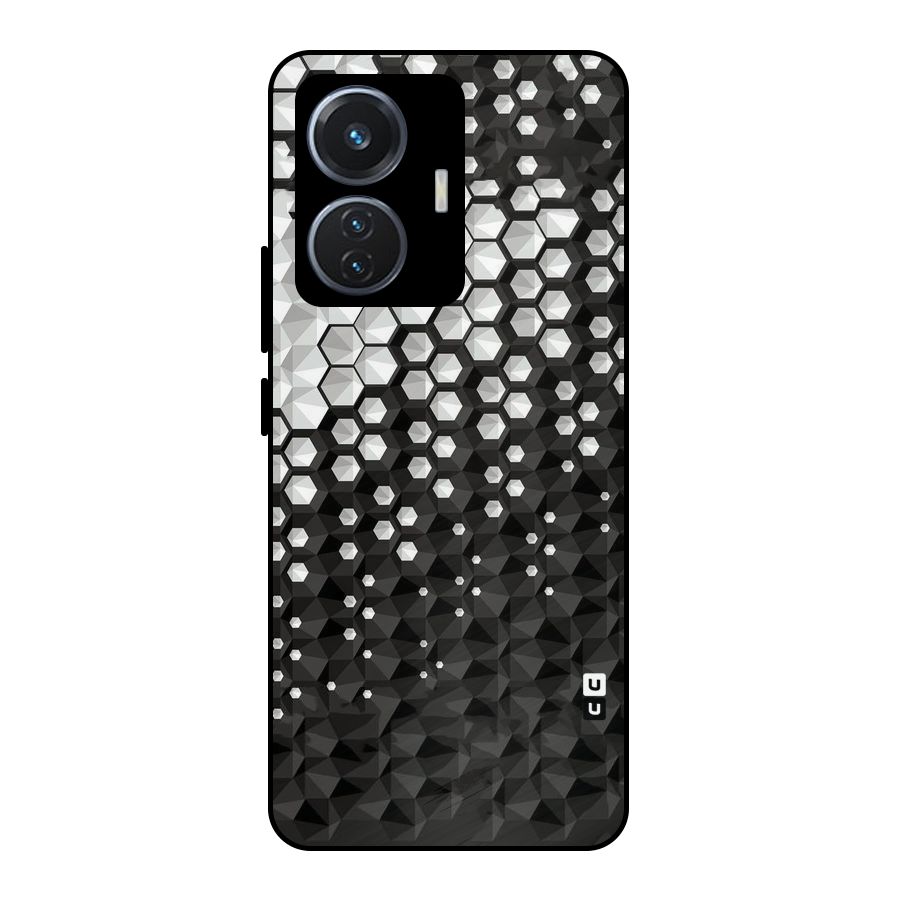 Elite Hexagonal Metal Back Case for iQOO Z6 44W