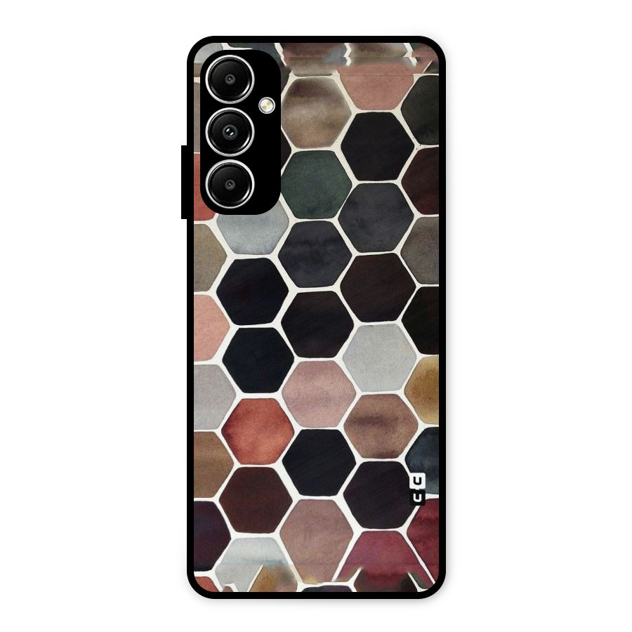 Elite Pastel Hexagons Metal Back Case for Galaxy A05s