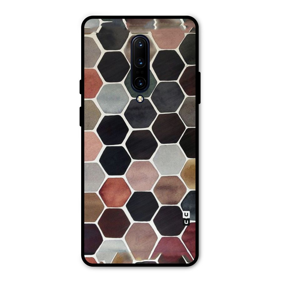 Elite Pastel Hexagons Metal Back Case for OnePlus 7 Pro
