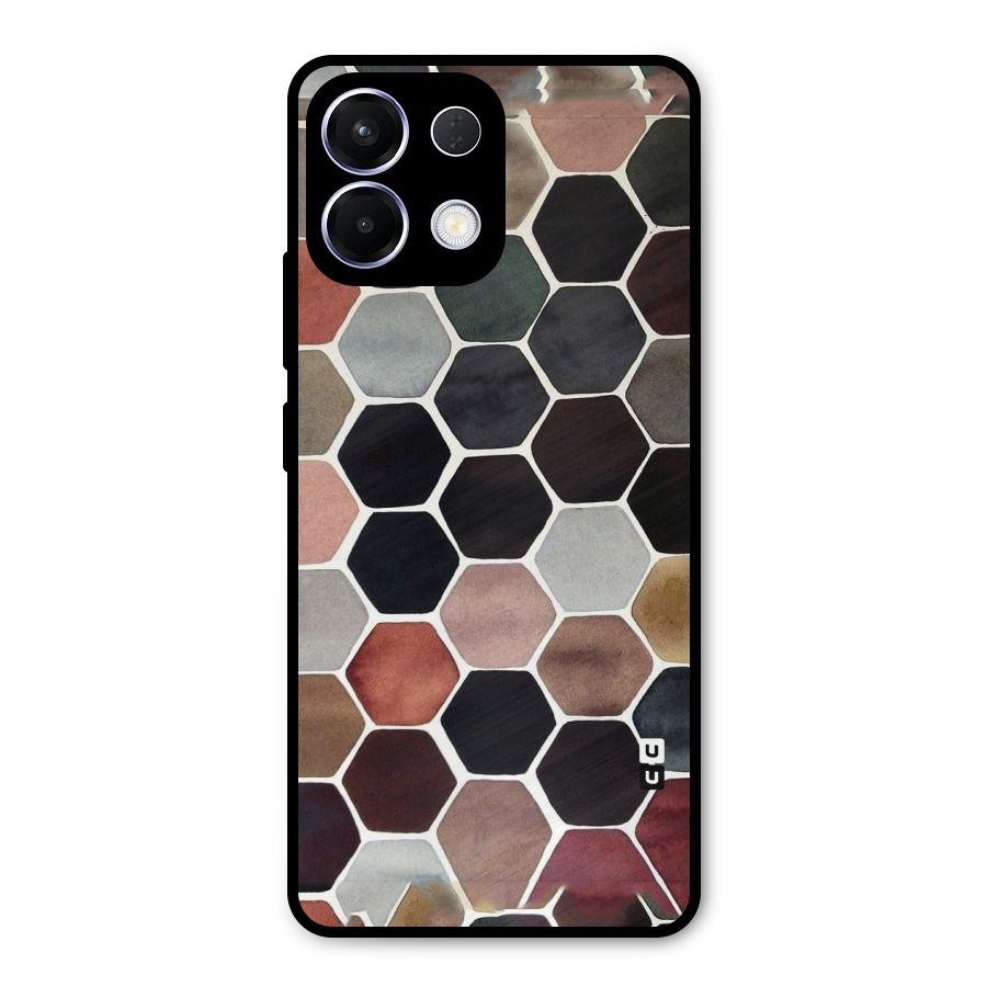 Elite Pastel Hexagons Metal Back Case for Oppo K13