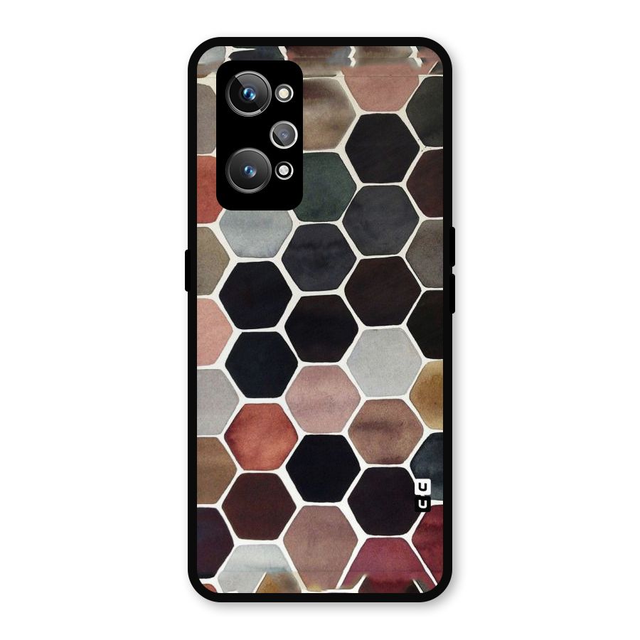Elite Pastel Hexagons Metal Back Case for Realme GT 2
