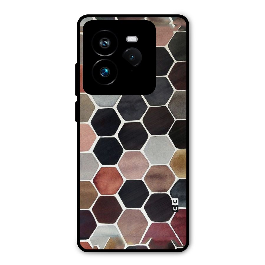 Elite Pastel Hexagons Metal Back Case for Realme GT 7 Pro