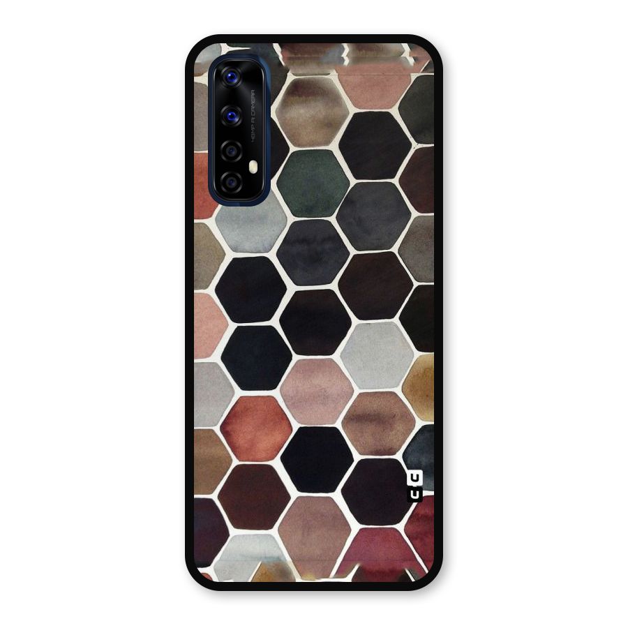 Elite Pastel Hexagons Metal Back Case for Realme Narzo 20 Pro