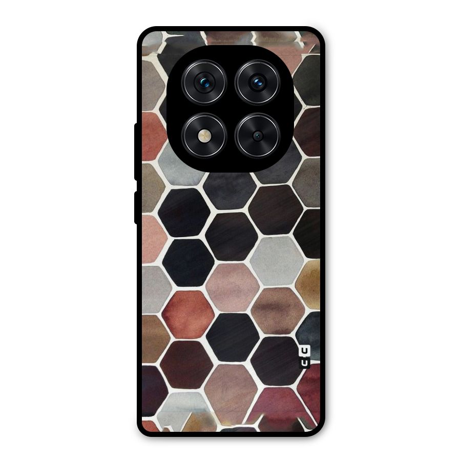 Elite Pastel Hexagons Metal Back Case for Redmi Note 14 Pro 5G