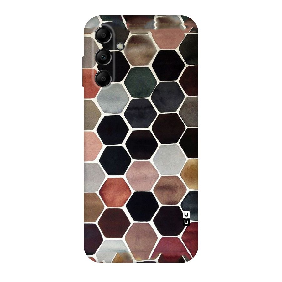 Elite Pastel Hexagons Original Polycarbonate Back Case for Galaxy A14 5G
