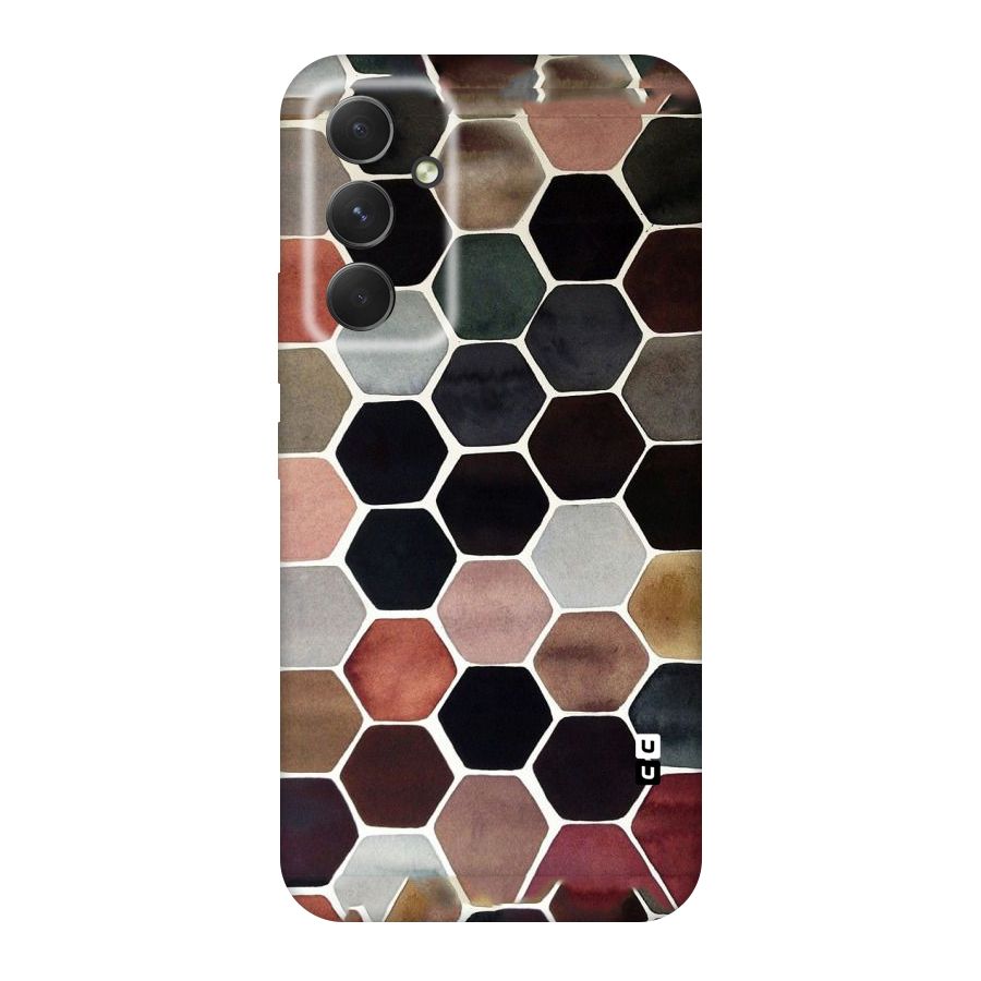 Elite Pastel Hexagons Original Polycarbonate Back Case for Galaxy A54