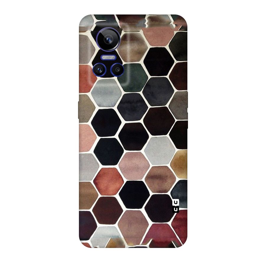 Elite Pastel Hexagons Original Polycarbonate Back Case for Realme GT Neo 3