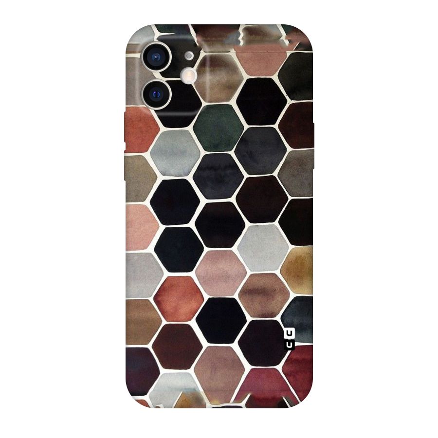 Elite Pastel Hexagons Original Polycarbonate Back Case for iPhone 12