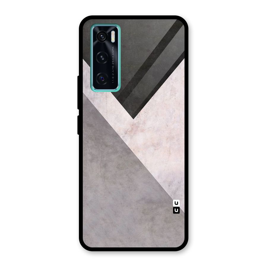 Elitism Shades Glass Back Case for Vivo V20 SE