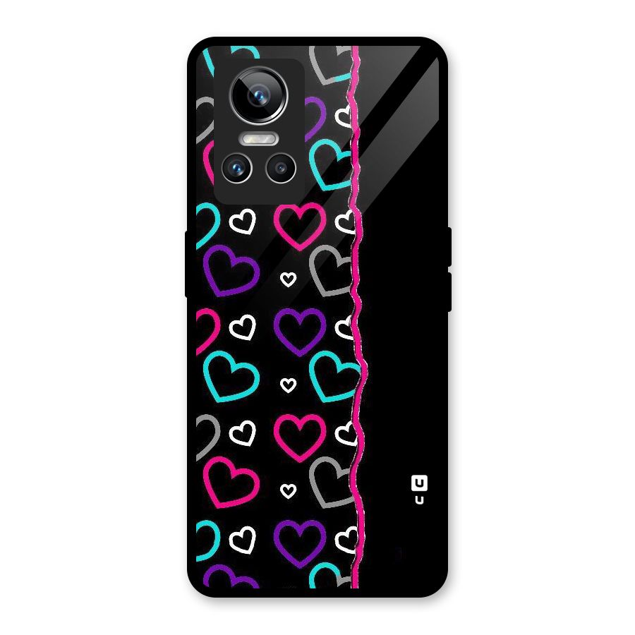 Empty Hearts Glass Back Case for Realme GT Neo 3