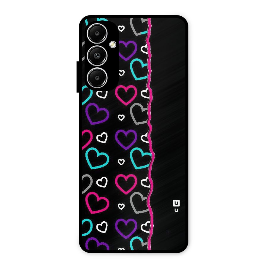 Empty Hearts Metal Back Case for Galaxy A05s
