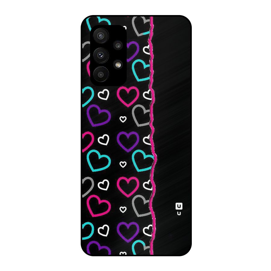 Empty Hearts Metal Back Case for Galaxy A23