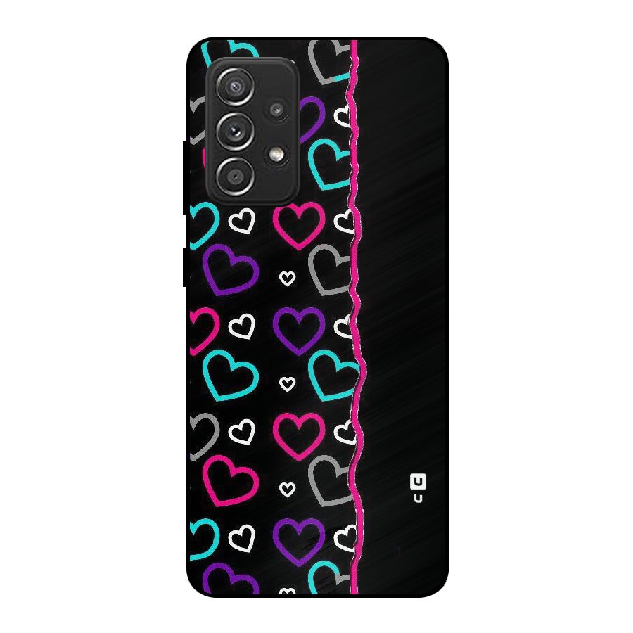 Empty Hearts Metal Back Case for Galaxy A52s 5G