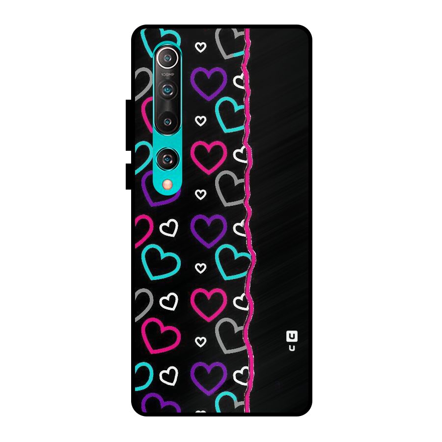 Empty Hearts Metal Back Case for Mi 10