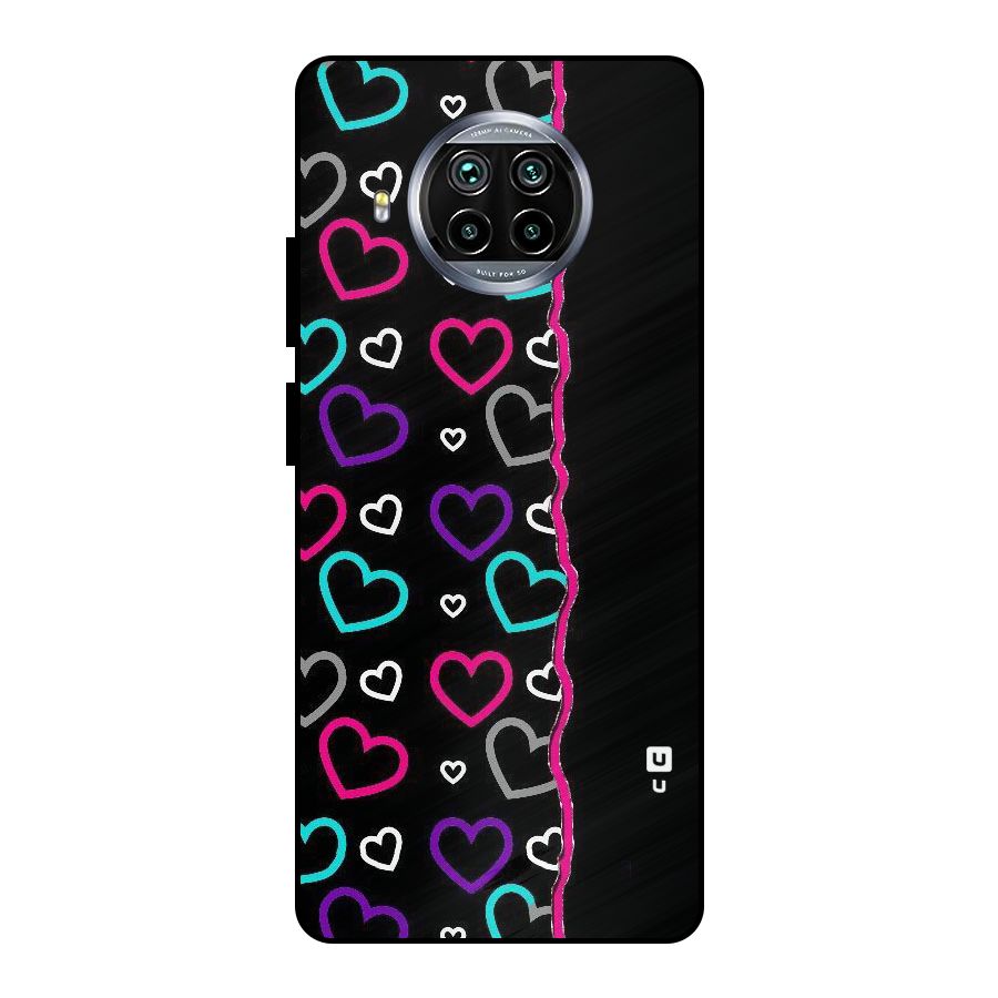 Empty Hearts Metal Back Case for Mi 10i