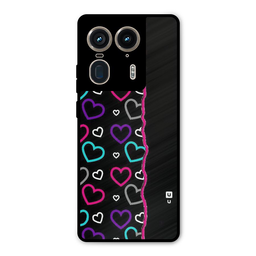 Empty Hearts Metal Back Case for Motorola Edge 50 Ultra