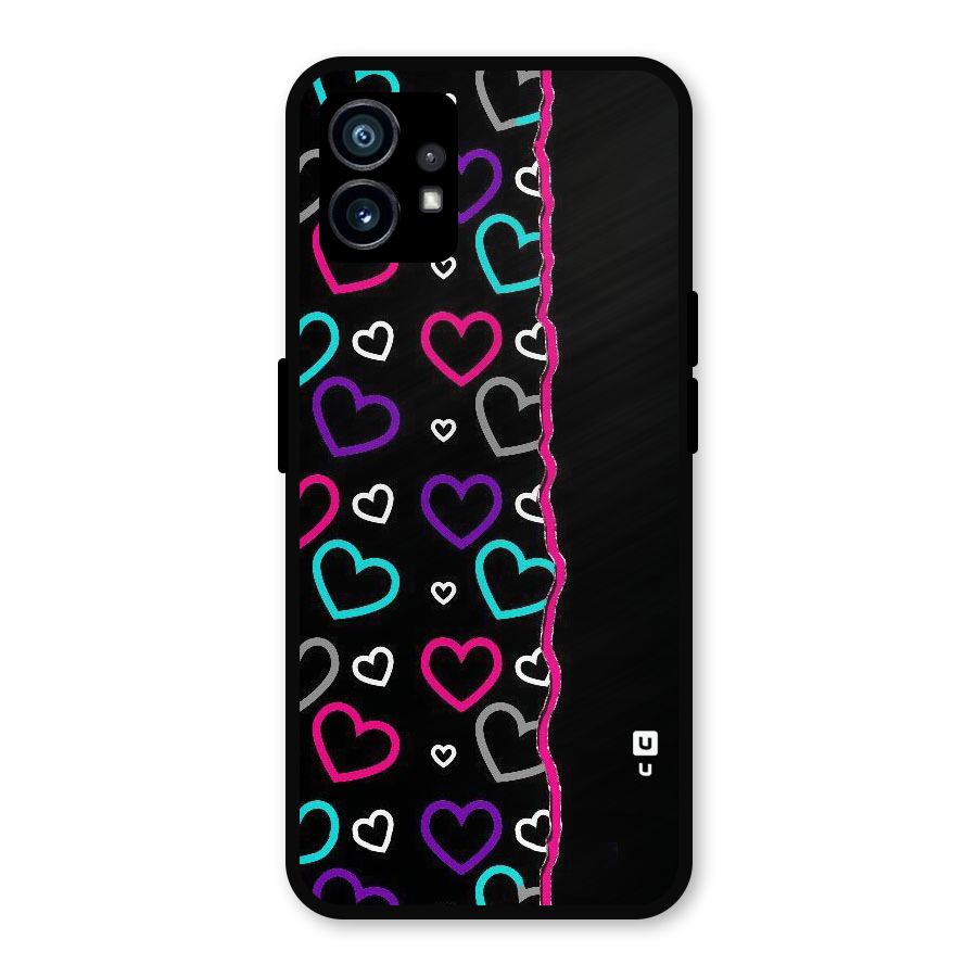 Empty Hearts Metal Back Case for Nothing Phone 1