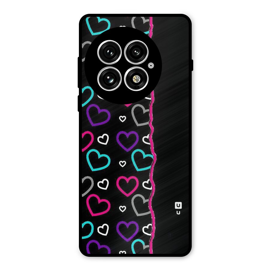 Empty Hearts Metal Back Case for OnePlus 13