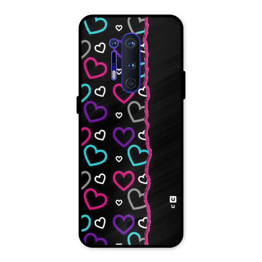 Empty Hearts Metal Back Case for OnePlus 8 Pro