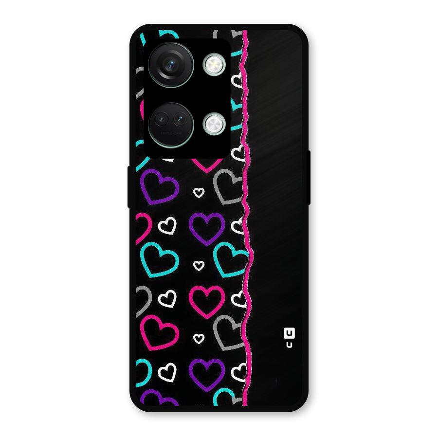 Empty Hearts Metal Back Case for OnePlus Nord 3