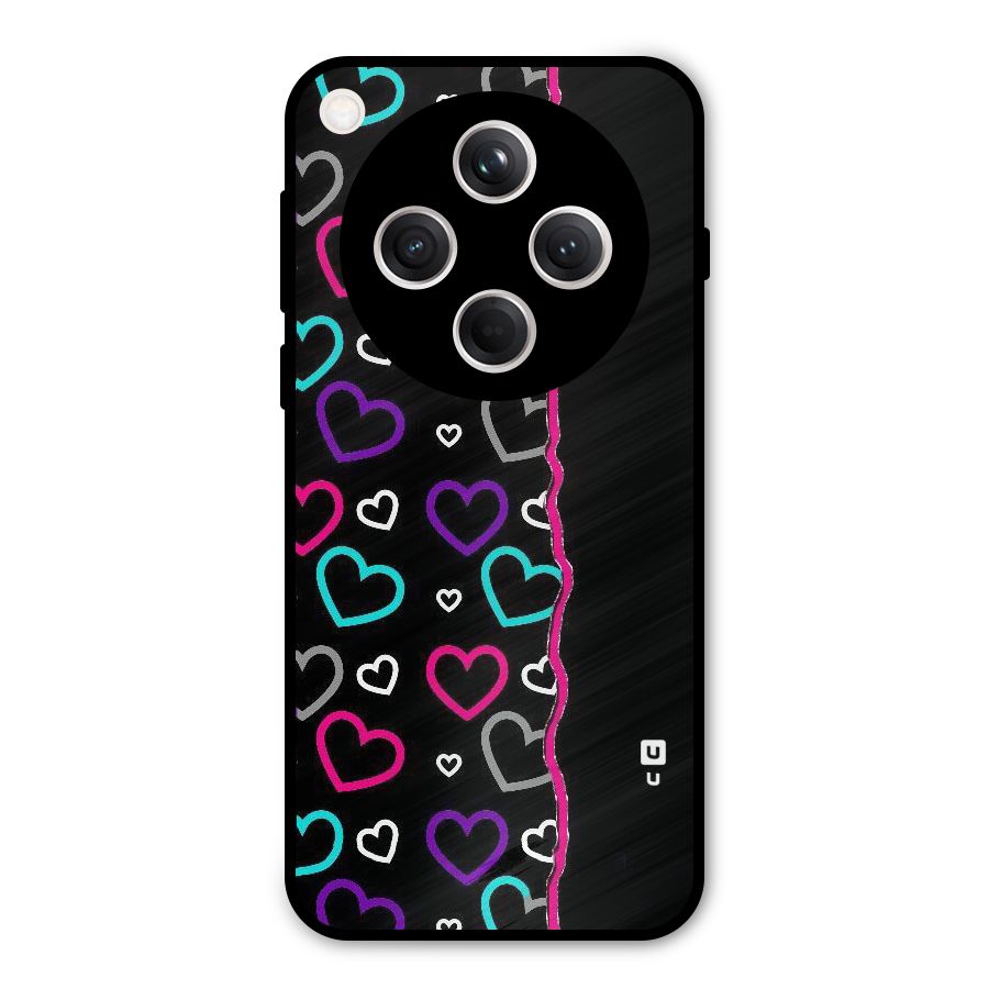 Empty Hearts Metal Back Case for Oppo Find X8