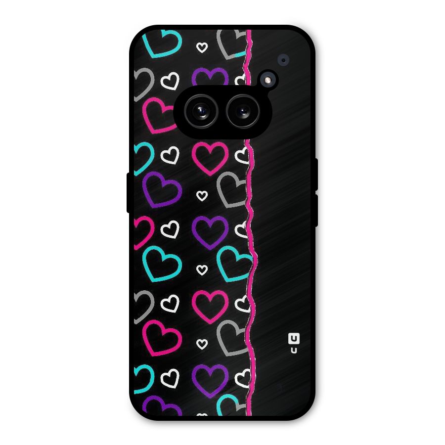 Empty Hearts Metal Back Case for Nothing Phone 2a