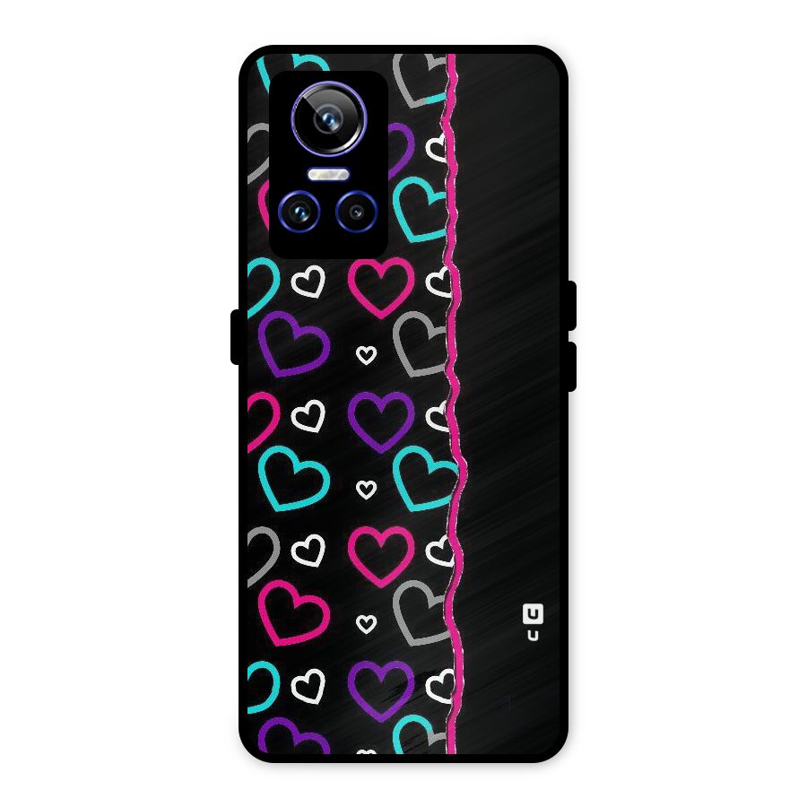 Empty Hearts Metal Back Case for Realme GT Neo 3