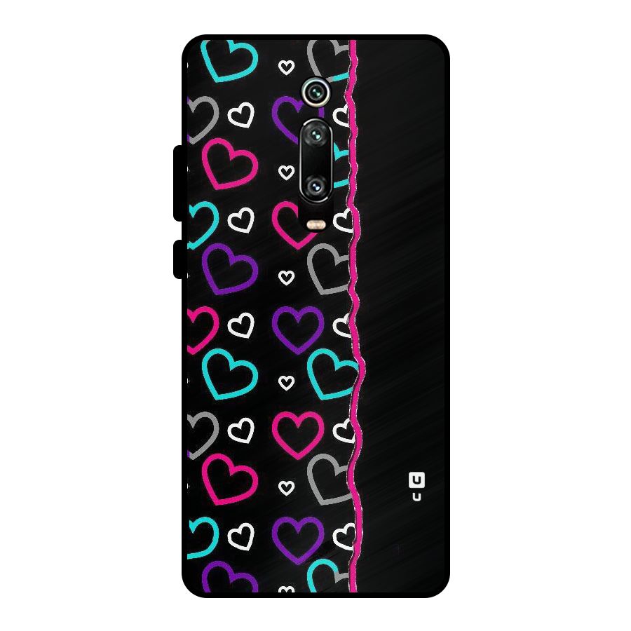 Empty Hearts Metal Back Case for Redmi K20