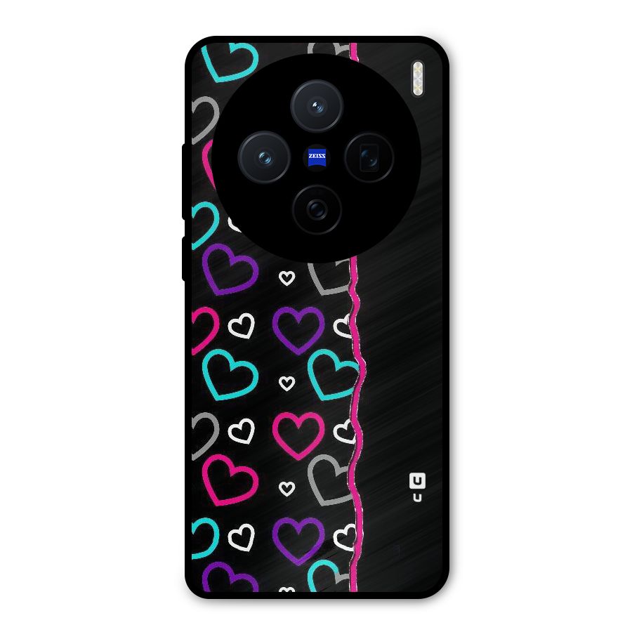 Empty Hearts Metal Back Case for Vivo X200