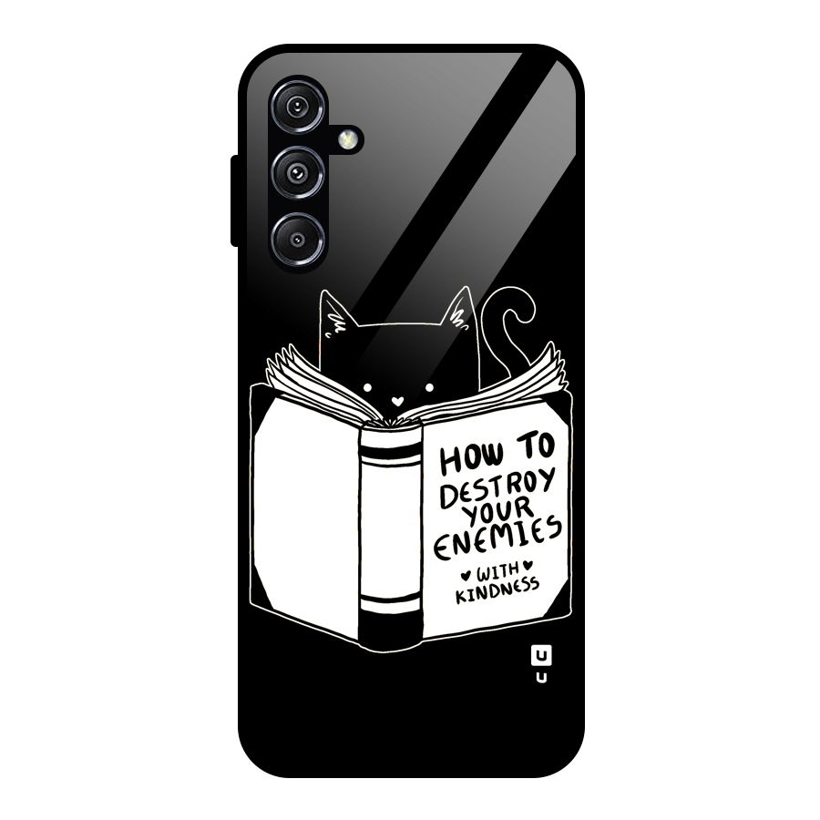Enemies Destroyer Glass Back Case for Galaxy M34 5G