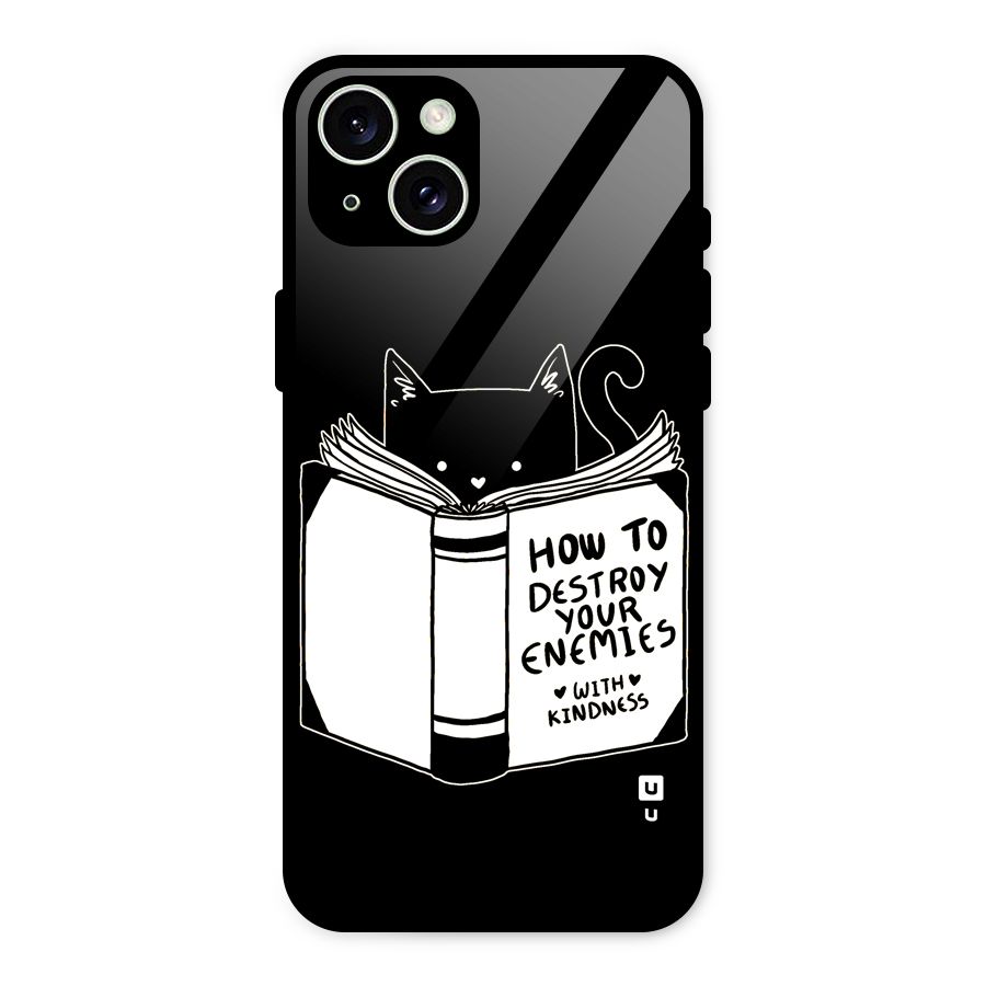 Enemies Destroyer Glass Back Case for iPhone 15 Plus