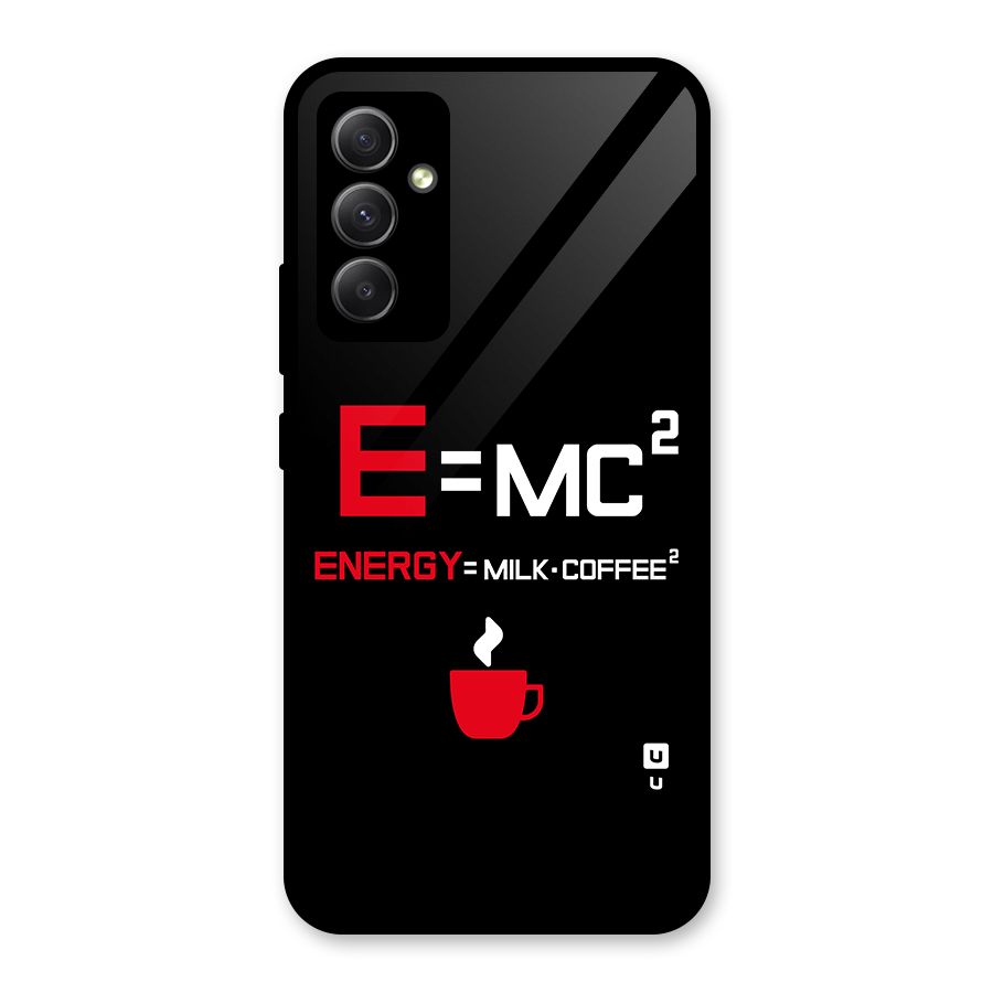 Energy Coffee Equation Glass Back Case for Galaxy A34