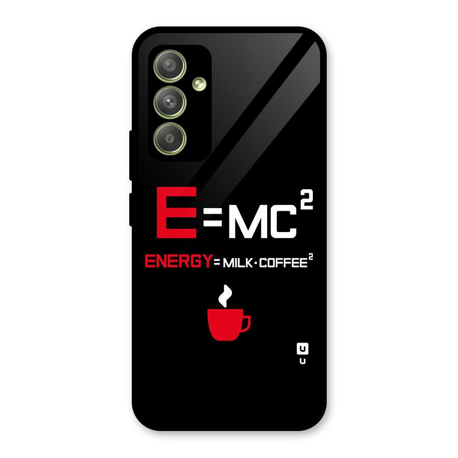 Energy Coffee Equation Glass Back Case for Galaxy A54