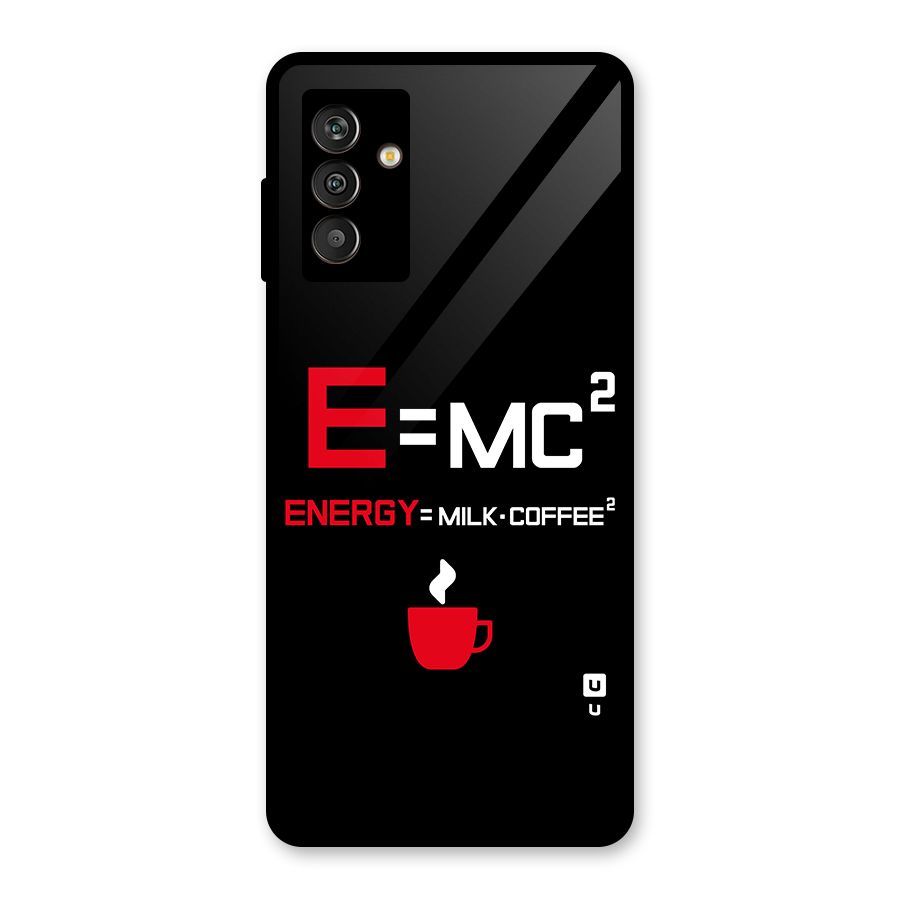 Energy Coffee Equation Glass Back Case for Galaxy M13