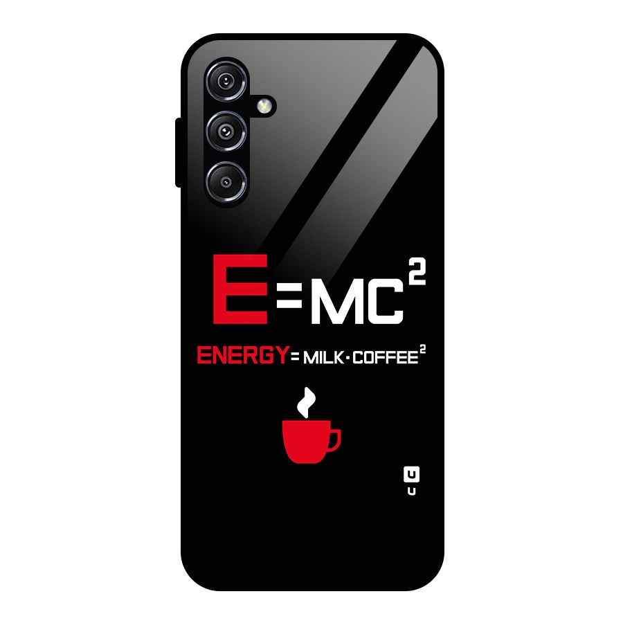 Energy Coffee Equation Glass Back Case for Galaxy M34 5G