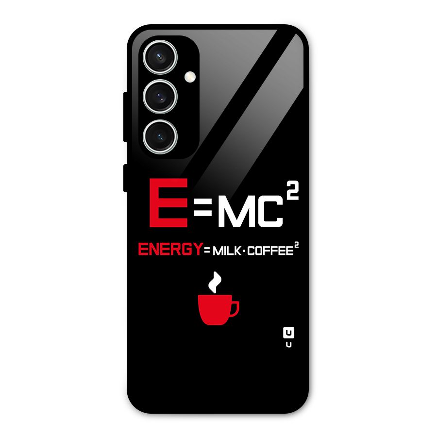 Energy Coffee Equation Glass Back Case for Galaxy S23 FE