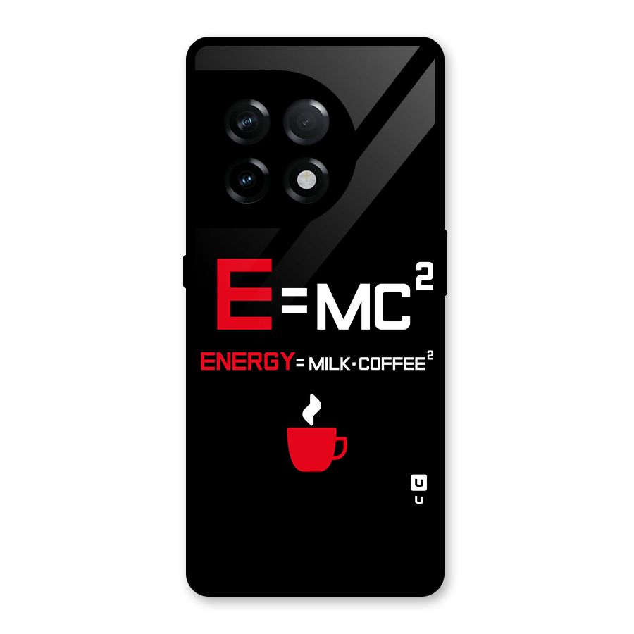 Energy Coffee Equation Glass Back Case for OnePlus 11R