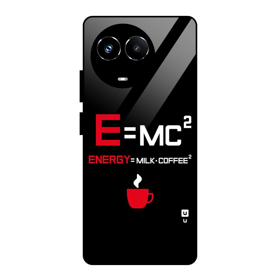 Energy Coffee Equation Glass Back Case for Realme 11X