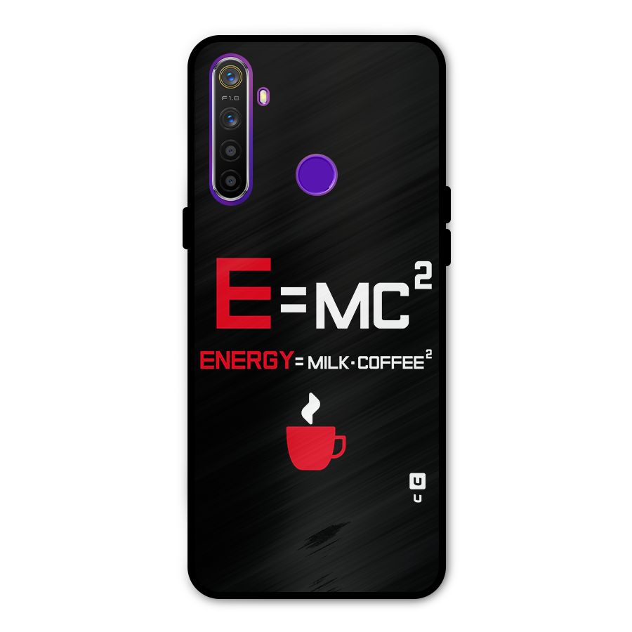 Energy Coffee Equation Glass Back Case for Realme 5s