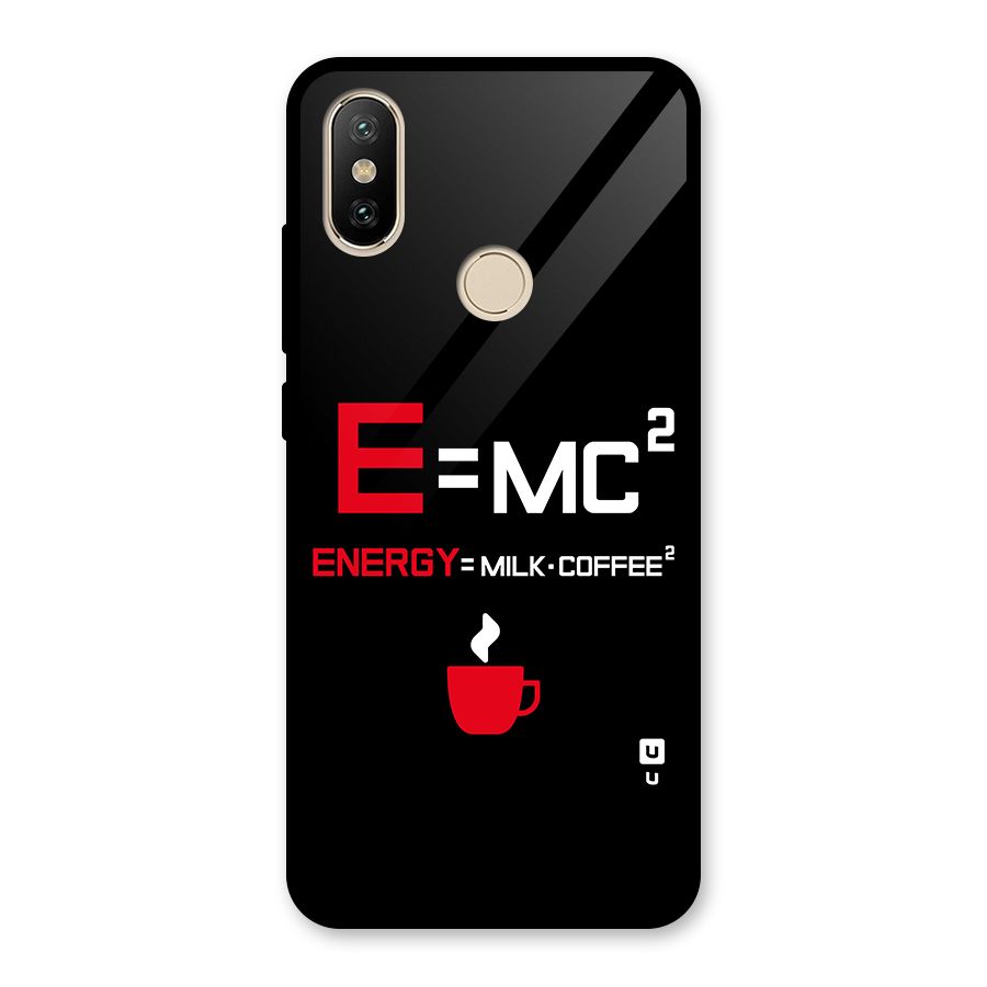 Energy Coffee Equation Glass Back Case for Redmi A2