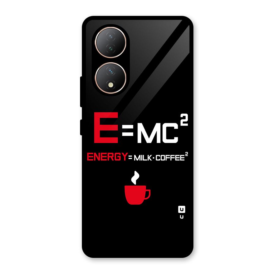 Energy Coffee Equation Glass Back Case for Vivo Y100A