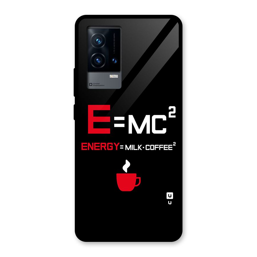 Energy Coffee Equation Glass Back Case for iQOO 9 5G