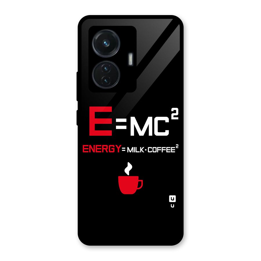 Energy Coffee Equation Glass Back Case for iQOO Z6 44W