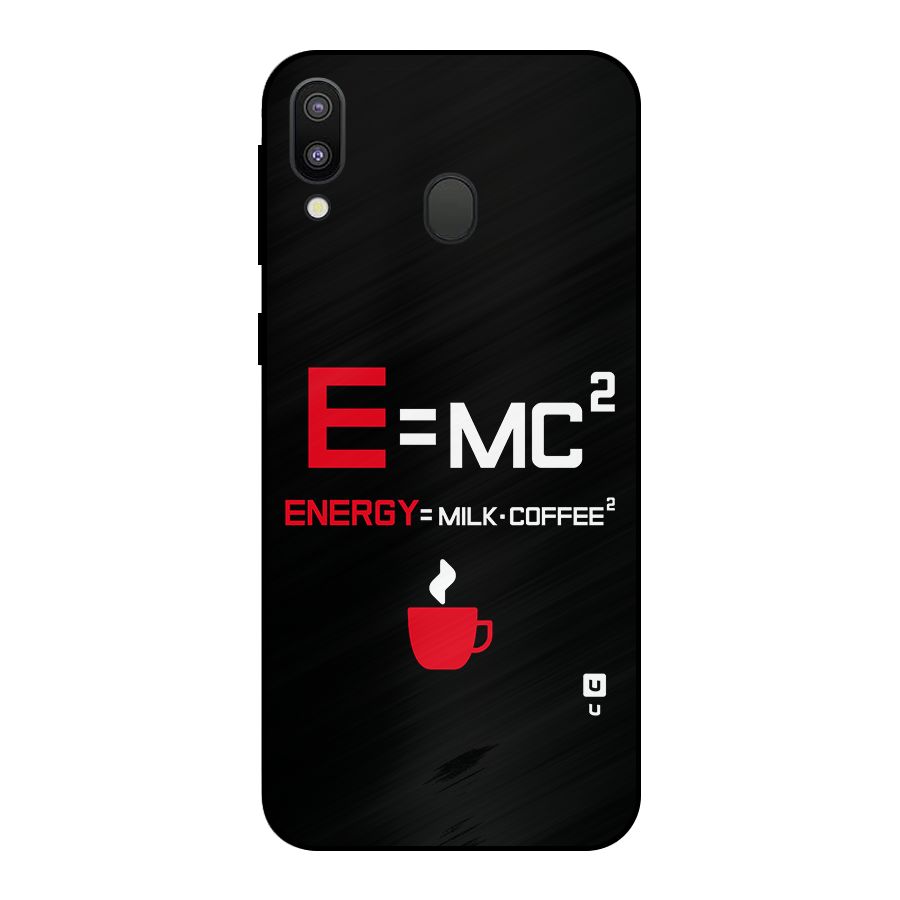 Energy Coffee Equation Metal Back Case for Galaxy M20