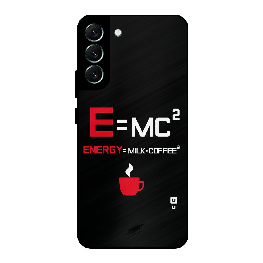 Energy Coffee Equation Metal Back Case for Galaxy S22 Plus 5G