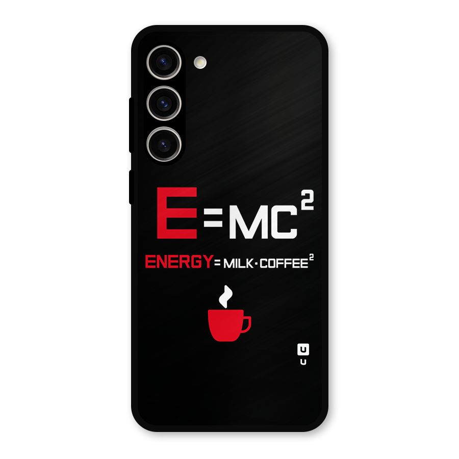 Energy Coffee Equation Metal Back Case for Galaxy S23 Plus