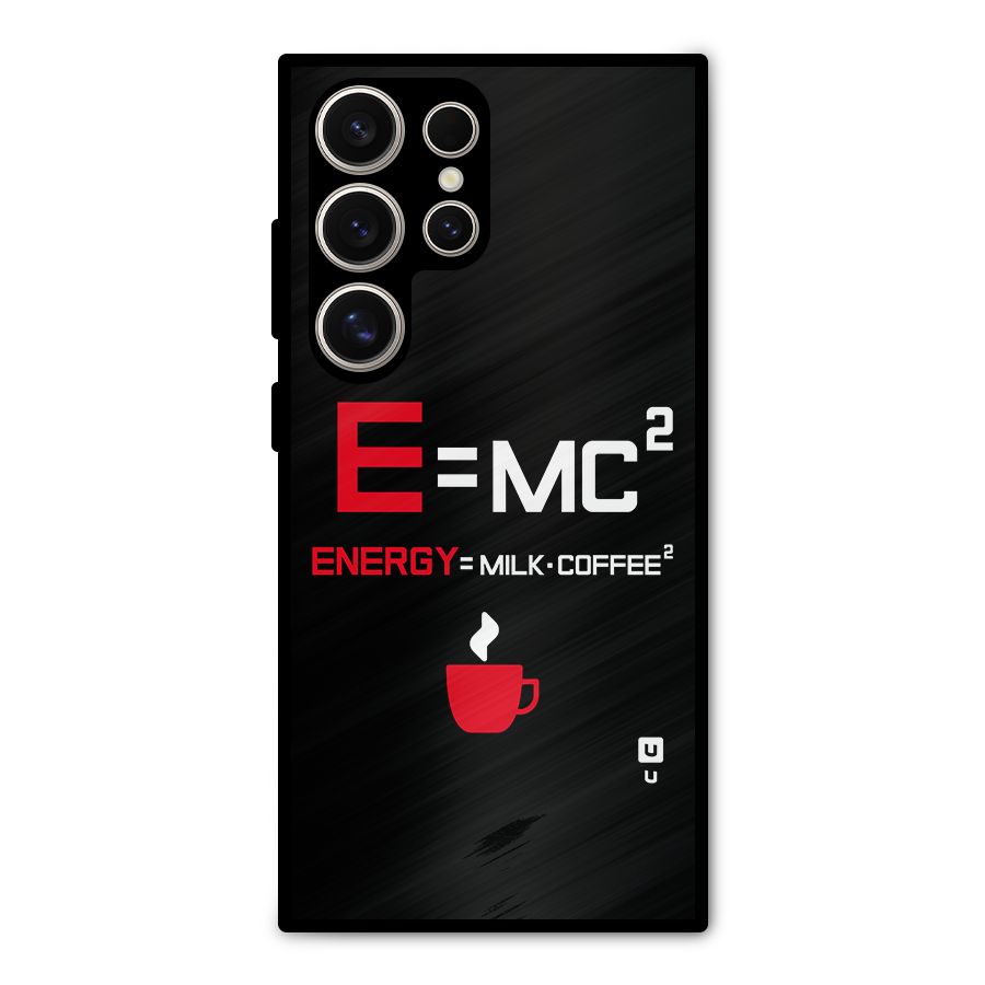 Energy Coffee Equation Metal Back Case for Galaxy S24 Ultra