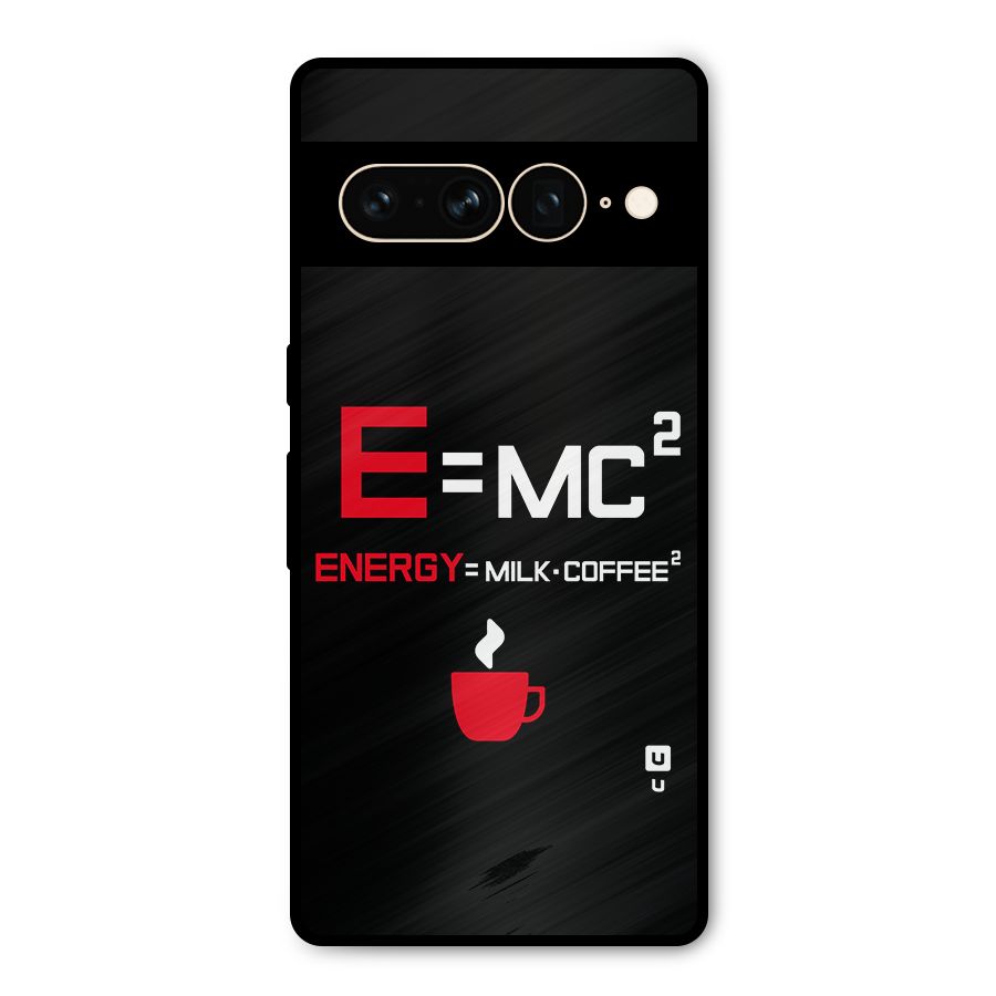 Energy Coffee Equation Metal Back Case for Google Pixel 7 Pro
