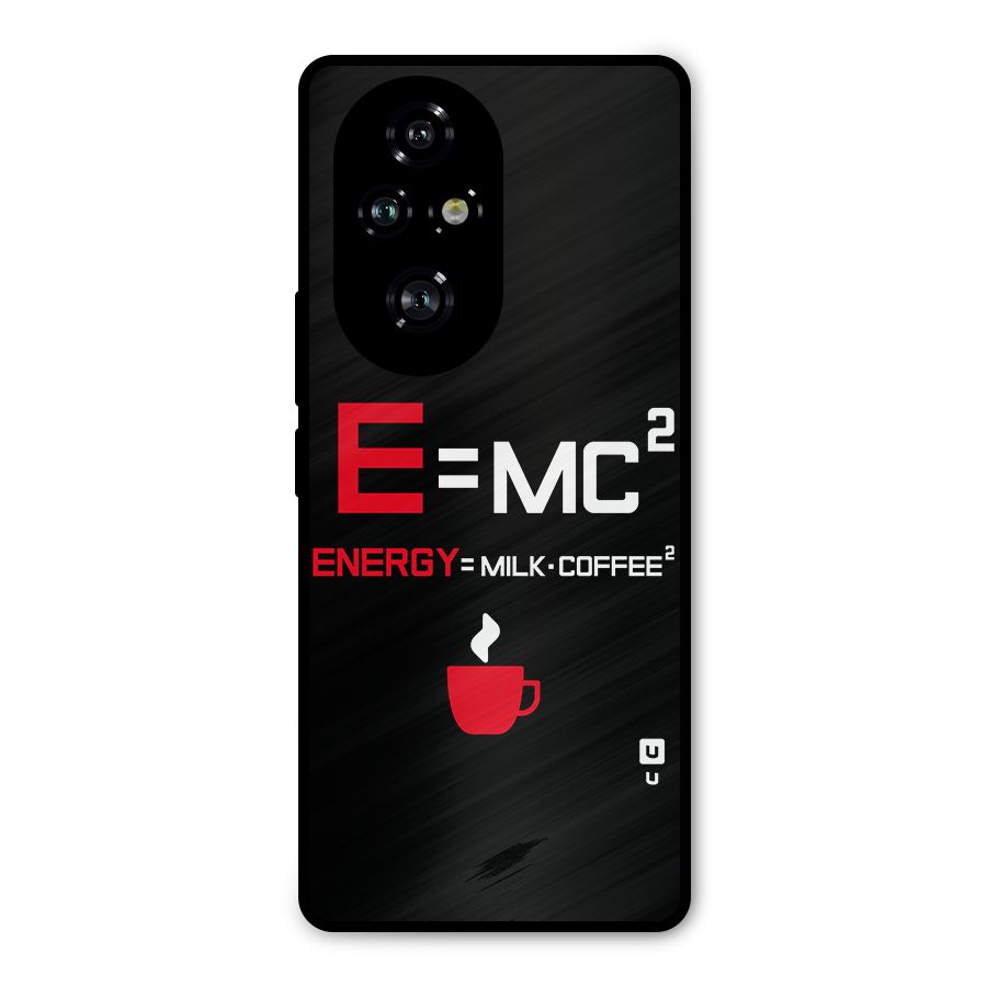 Energy Coffee Equation Metal Back Case for Honor 200 Pro