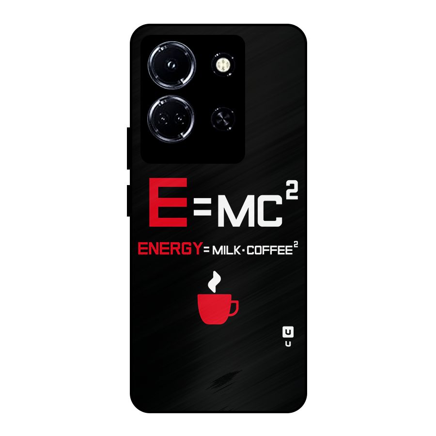 Energy Coffee Equation Metal Back Case for Infinix Note 30 5G